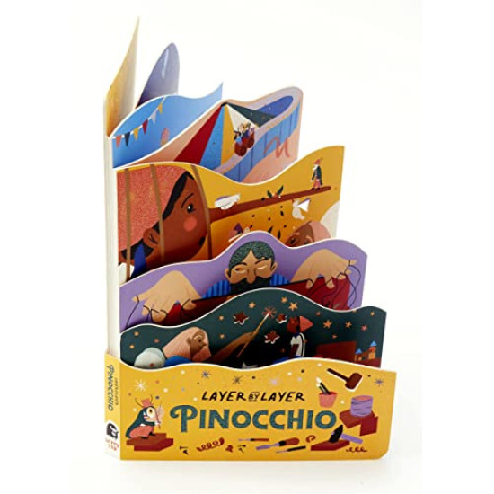 Pinocchio (Layer by Layer) by Happy Yak and Cynthia Alonso - Boardbook