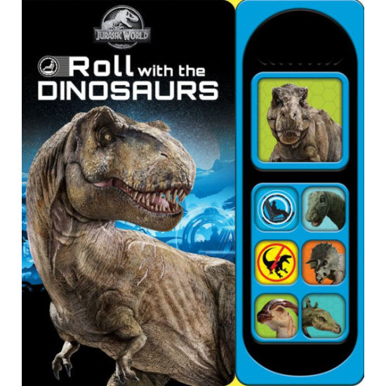 Jurassic World - Roll with the Dinosaurs Sound Book - PI Kids (Play-A-Sound) Board book – Sound Book,