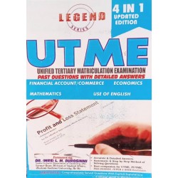 UTME Past Questions With Detailed Answers (4 in 1 Updated Edition)