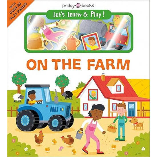 Let's Learn & Play! On the Farm by Roger Priddy - Board Book