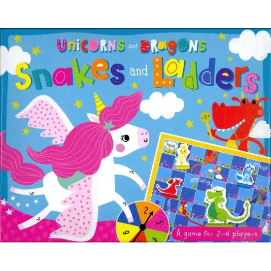 Unicorns and Dragons Snakes and Ladders Game 