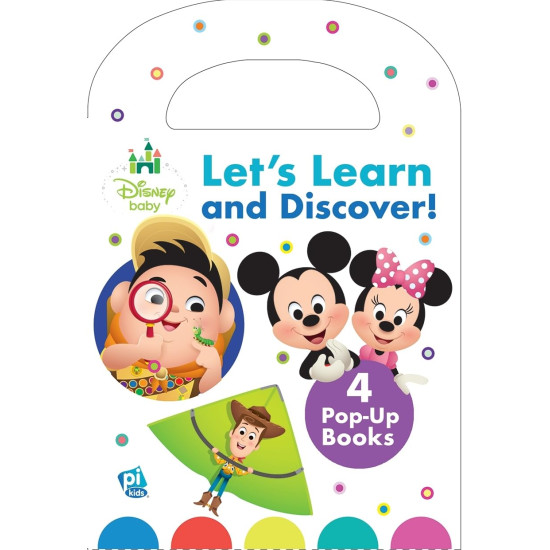 Let's Learn and Discover! 4 Pop-Up Books (Disney Baby) by Phoenix International Publications-Boxed Set Pop-Up Books
