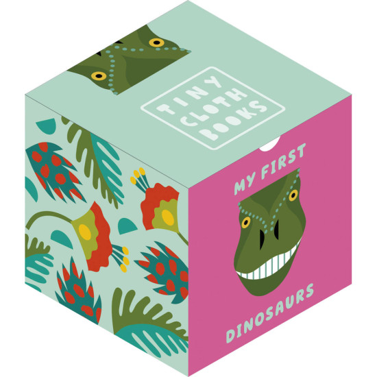 My First Dinosaurs: A Cloth Book with First Dinosaur Words (Tiny Cloth Books) by Happy Yak
