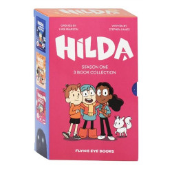 Hilda Season 1 Collection (Hilda and the Hidden People/Hilda and the Great Parade/Hilda and the Nowhere Space) by Davies, Stephen -Boxed Set Paperback