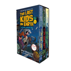 The Last Kids on Earth: The Ultra Monster Box  Set (books 4, 5, 5.5)  by Max Brallier -Hardcover 
