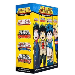 My Hero Academia Manga Set, 4 Volumes, Double-Sided Poster-Box Set