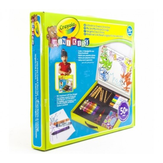 Crayola Mini Kids - Create and store case 