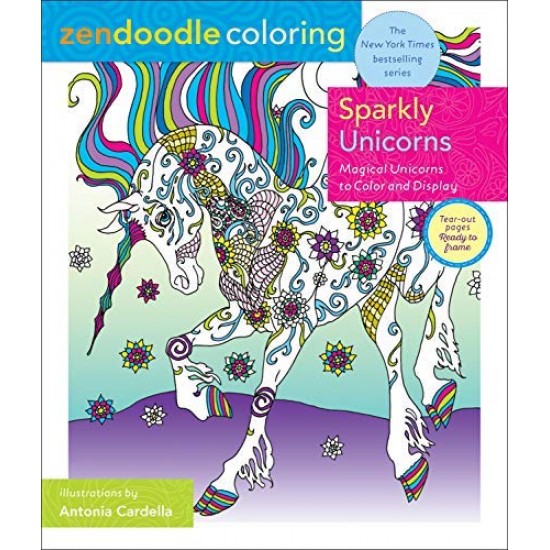 Sparkly Unicorns (Zen Doodle Coloring)