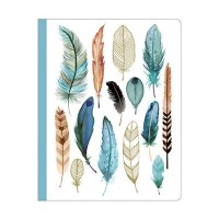 Feathers Deluxe Spiral Notebook by Galison 
