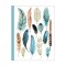 Feathers Deluxe Spiral Notebook by Galison 