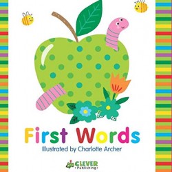 First Words (Clever Colorful Concepts) by Nick Ackland - Boardbook