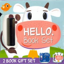 Hello Book Set (2 Book Gift Set - Ocean, Farm)- Board Book Set