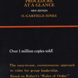 Parliamentary Procedure at a Glance (New Edition) by O. Garfield Jones - Paperback