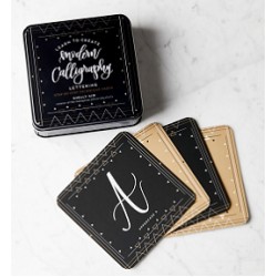 Learn to Create Modern Calligraphy Lettering: Step-By-Step Technique Cards by Kim, Shelly- box set
