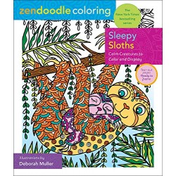 Sleepy Sloths: Calm Creatures to Color and Display (Zendoodle Coloring)