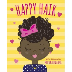 Happy Hair by Roe, Mechal Renee (Ilt)-Broad book