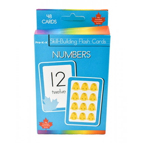 Numbers Skill Building Flash Cards (Grade Pre-K - K, Canadian Curriculum Series) by Flowerpot Press