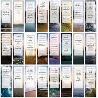 Inspirational Nature Bookmarks with Quotes - Each