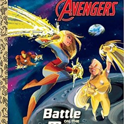 Battle on the Moon (Marvel Avengers) by John Sazaklis - Hardback
