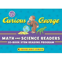 Curious George Math and Science Readers: 10-Book STEM Reading Program by H. A. Rey 