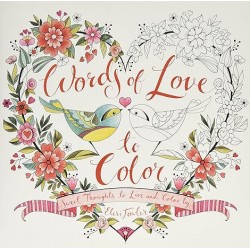 Words of Love to Color by Eleri Fowler - Paperback
