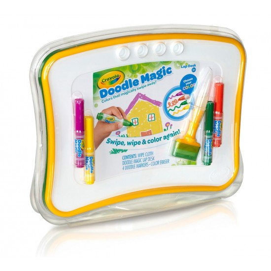 Crayola Mat-Fairytale Doodle Magic Color Marker Swipe Wipe Color Again