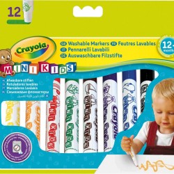 Minikids Markers by Crayola 12 Pieces