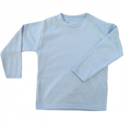 Baby Blue Unbranded Long Sleeve T-Shirt