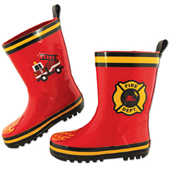 Rain boots  Firetruck 