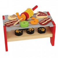 Wooden Play  Grill Set 