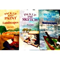 Pack up and Paint , sketch and waterscapes 3 book set 